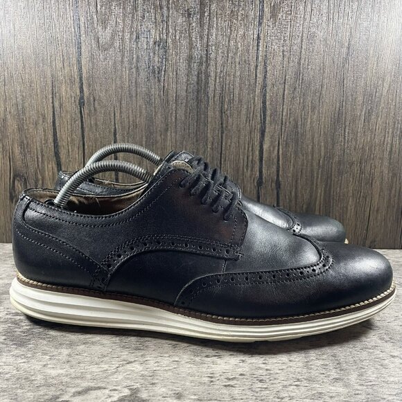 Cole Haan Original Wingtip Oxford Shoes US Black Leather C26469 Men’s Size 10.5M main image 6